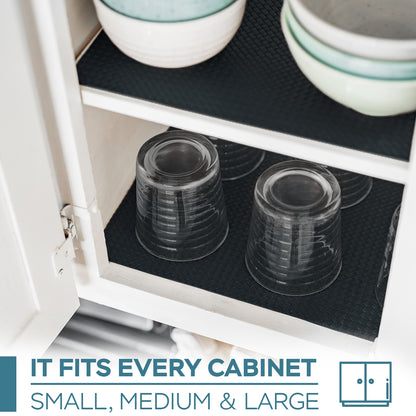The Shelf Shield - Waterproof, Thick, Non-Slip Shelf Liner for Fridge, Kitchen, Cabinets, Drawers & Pantry