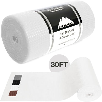The Shelf Shield - Waterproof, Thick, Non-Slip Shelf Liner for Fridge, Kitchen, Cabinets, Drawers & Pantry